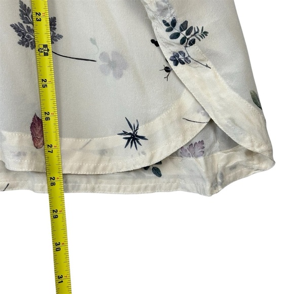 Johnny Was Women’s Nostra Silk Embroidered Oversize Cross Stitch Tunic Blouse S - Picture 5 of 14